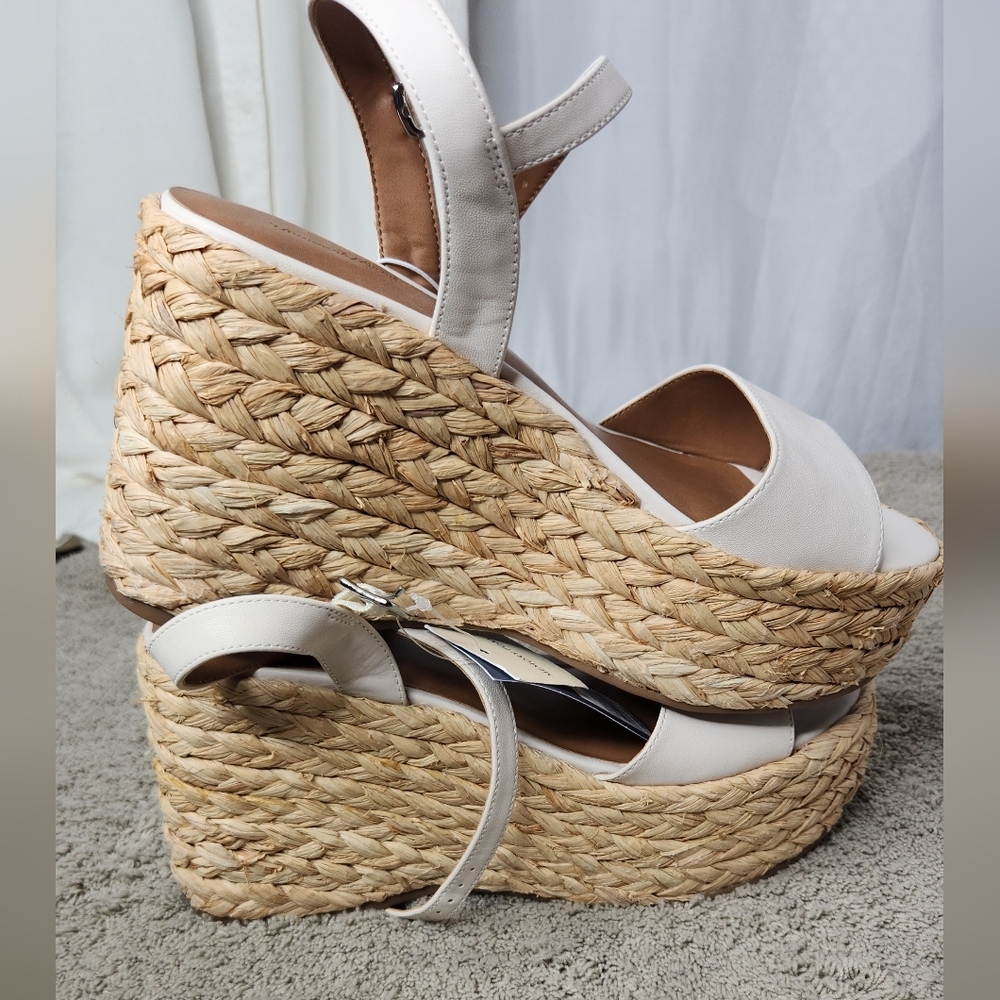 Women's Alisha Platform Wedge Heels w/ Memory Foam Insole Universal Thread 8 1/2 - Picture 6 of 14